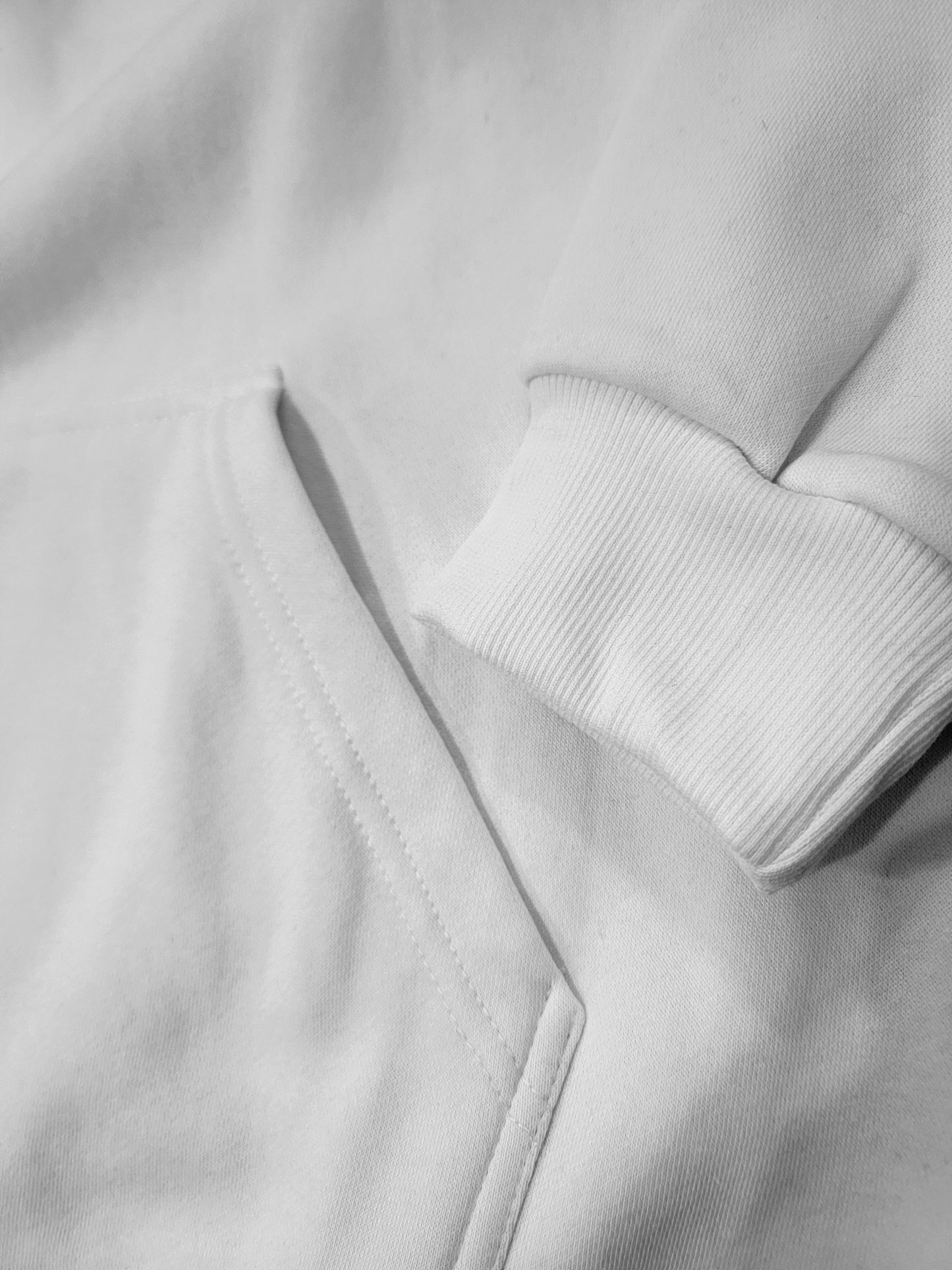 Winged Cross Hoodie WHT