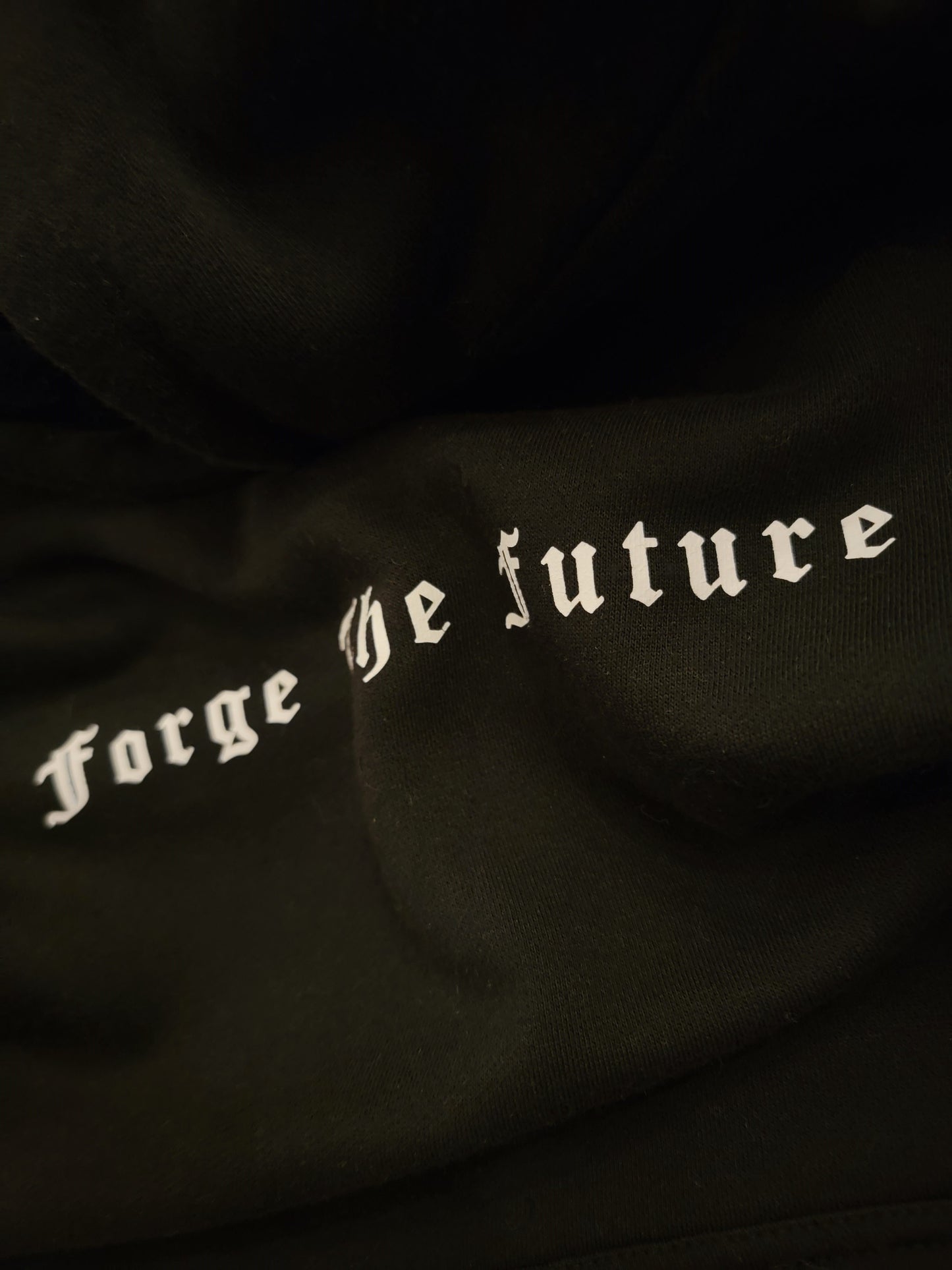 Winged Cross Hoodie BLK